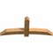 Ekena Millwork Bellingham Rough Sawn Timber Gable Bracket, Western Red Cedar, 72"W x 30"H x 6"D x 6"F, 10/12 Pitch GBW072X30X0606BEL00RWR - alternate 4